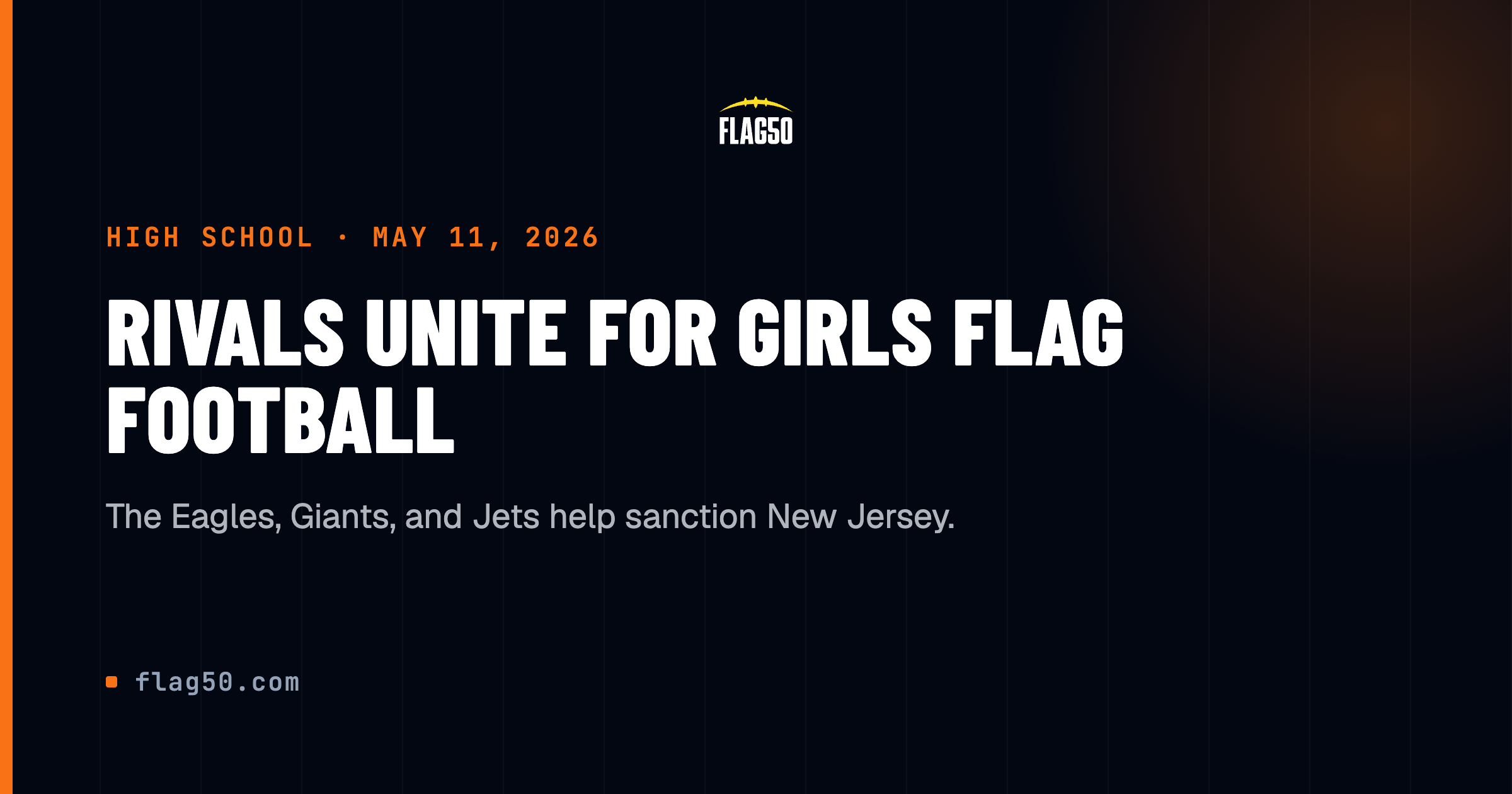 Eagles, Giants and Jets help New Jersey sanction girls flag football