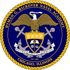 Rickover Naval High School logo