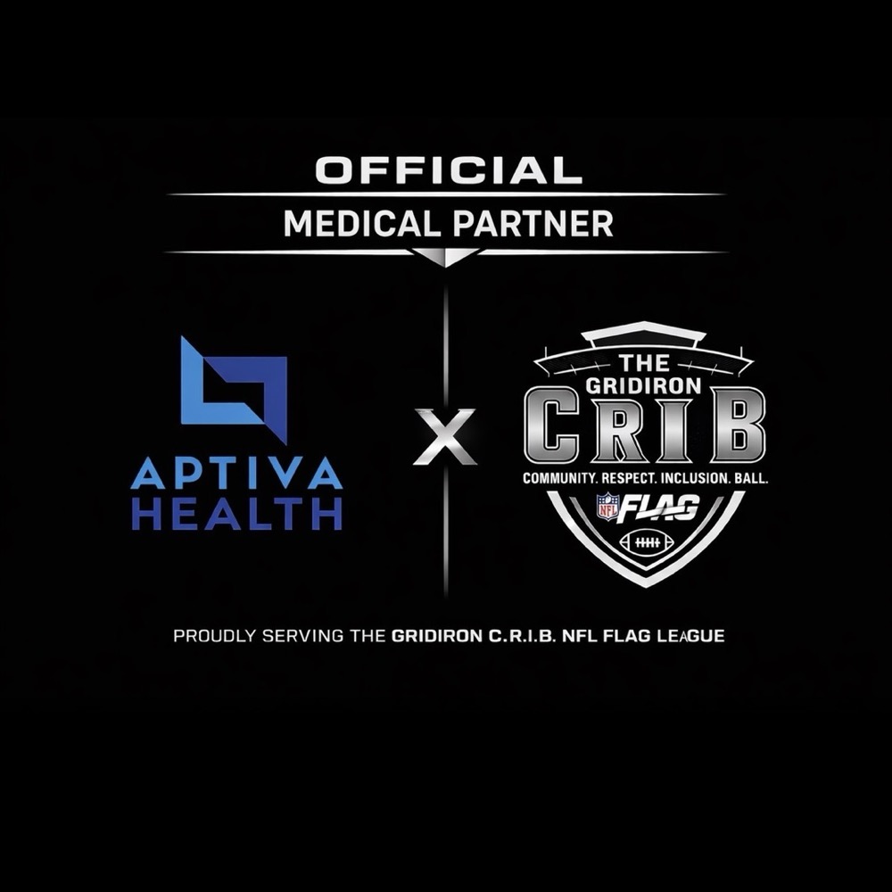Official medical partner: Aptiva Health × The Gridiron C.R.I.B.
