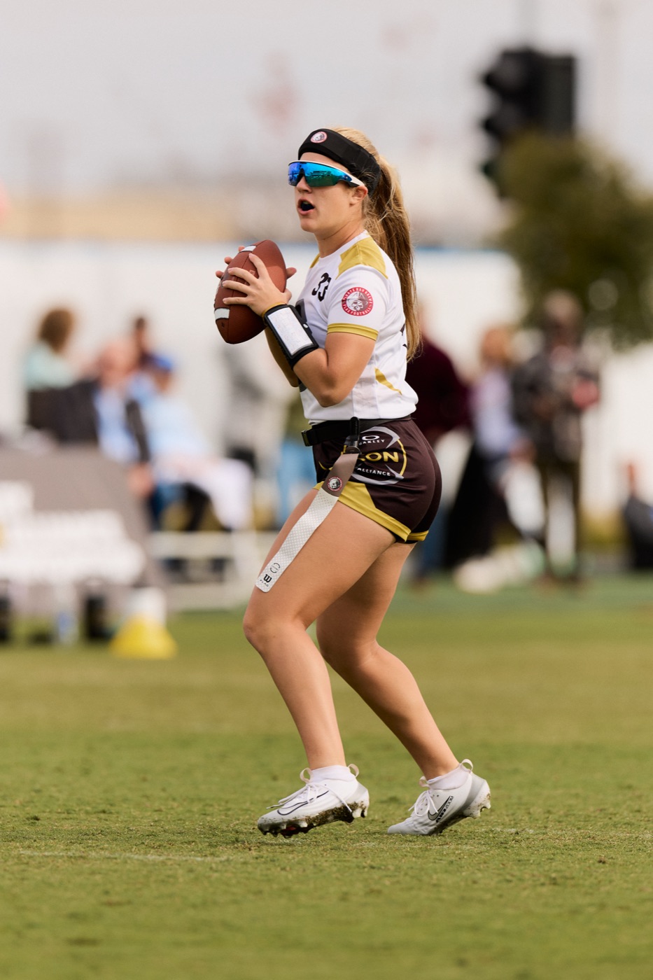 Team huddle before the snap