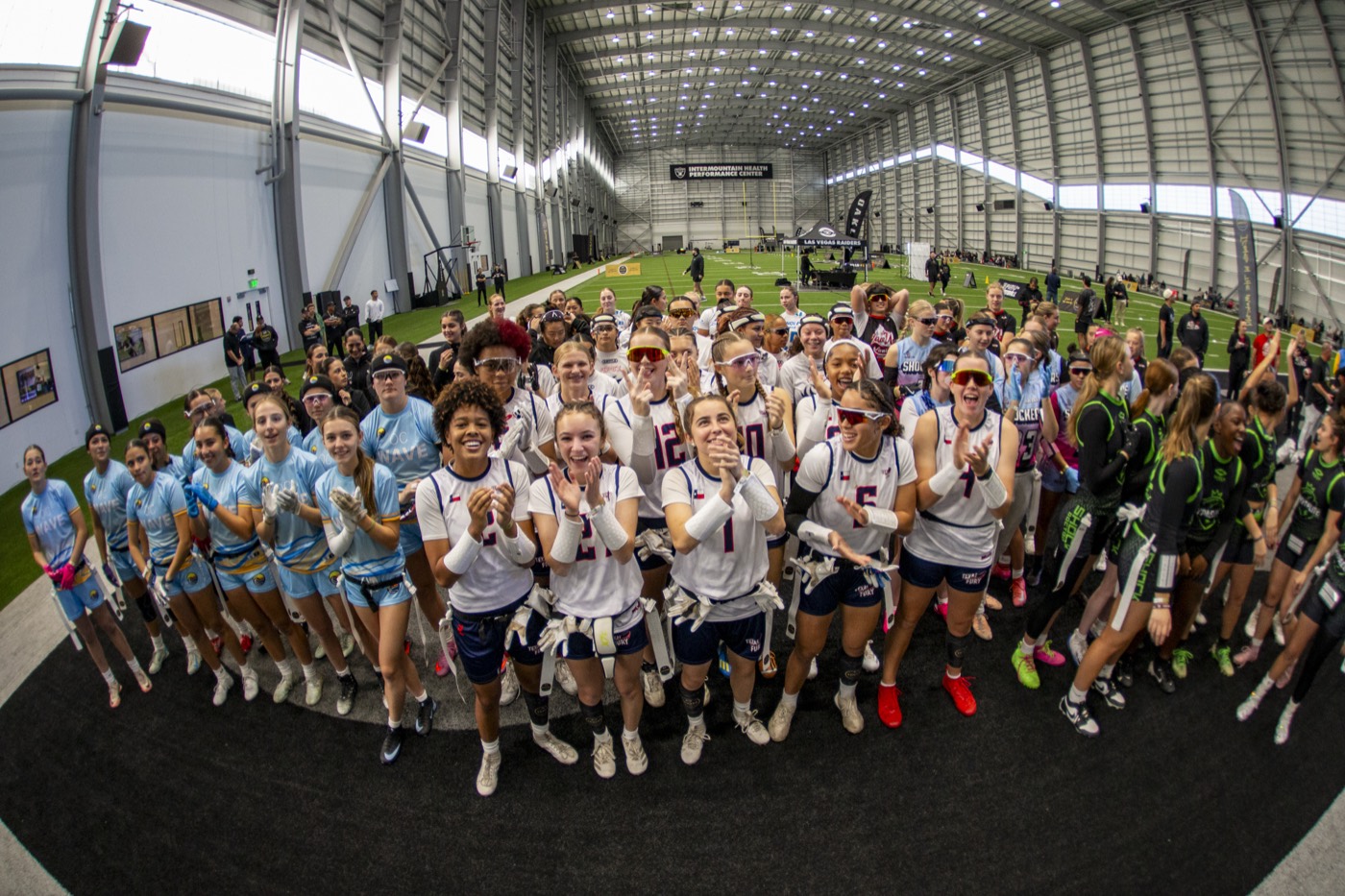 Athlete at the OIA West Regional, Raiders training facility