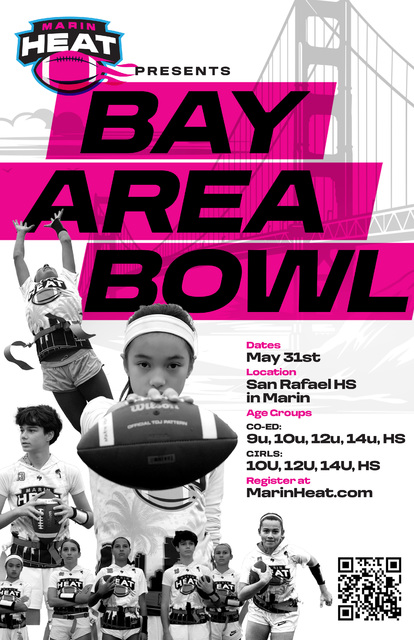 Bay Area Bowl - Youth 5v5 Flag Football Tournament poster