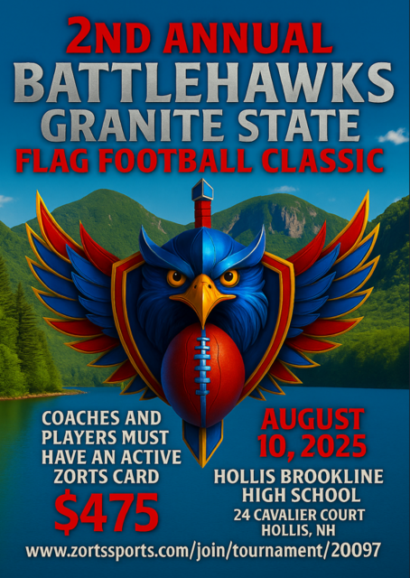 BattleHawks Granite State Flag Football Classic poster