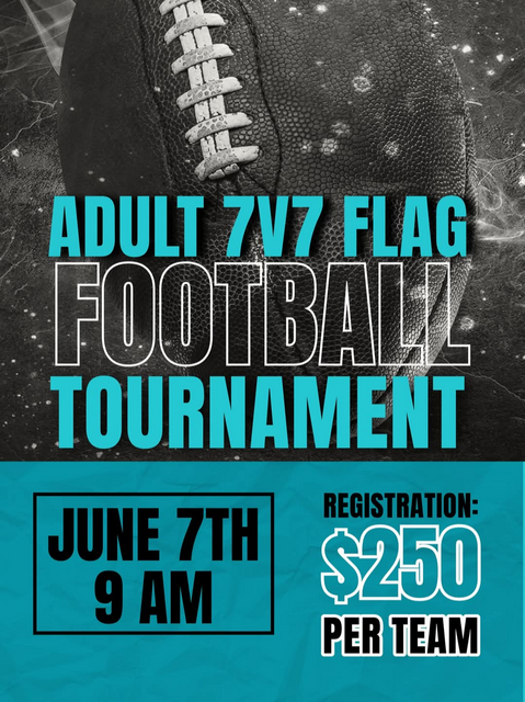1st Annual Adult 7v7 Flag Football poster