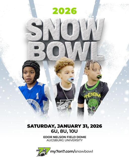 2026 Snow Bowl Flag Football Tournament poster