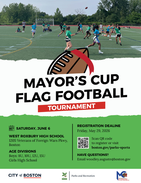 2026 MAYOR'S CUP FLAG FOOTBALL TOURNAMENT poster