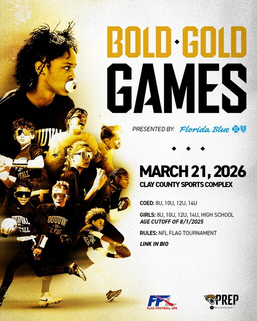 BOLD GOLD GAMES Presented by Florida Blue poster