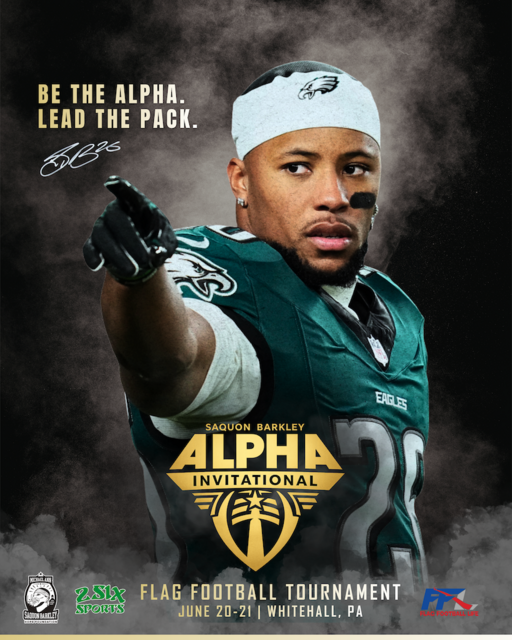 Saquon Barkley Alpha Invitational poster