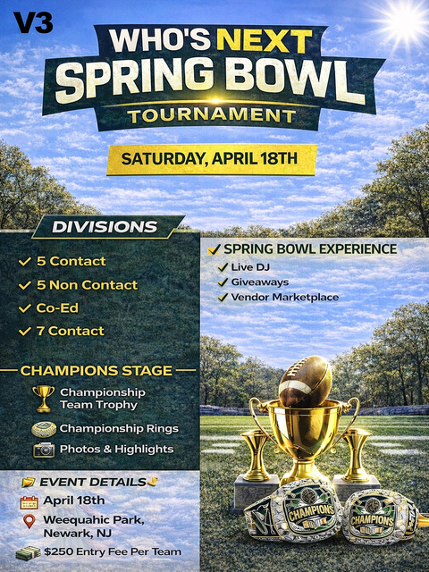 V3 Spring Bowl Tournament poster