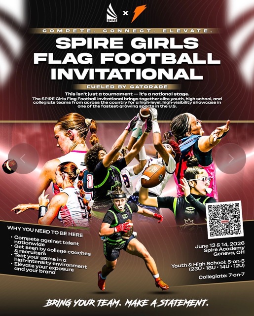 Spire Girls Flag Football Invitational poster