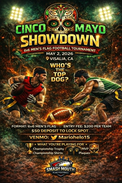 SMFF CINCO DE MAYO TOURNAMENT poster