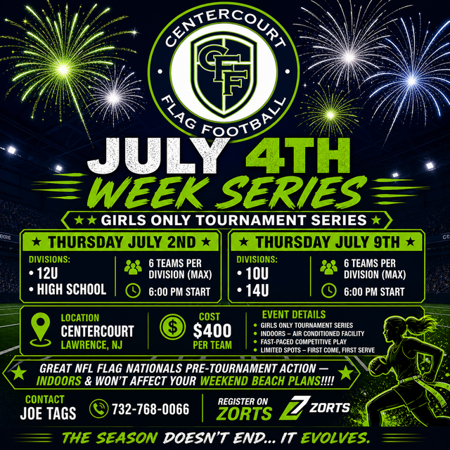 4TH OF JULY WEEKEND GIRLS ONLY TOURNAMENT SERIES poster