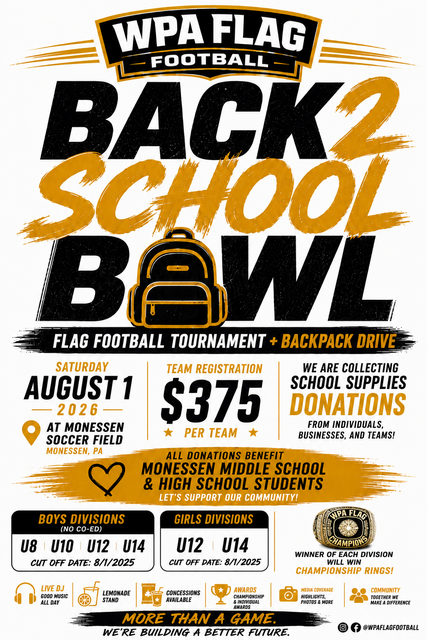 BACK 2 School Bowl poster