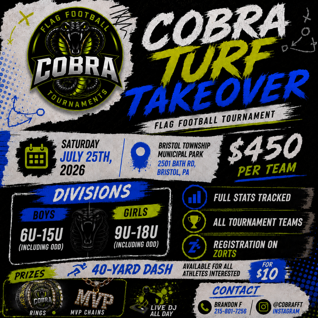 COBRA Turf Takeover poster