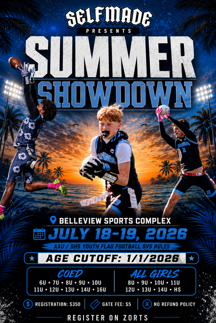 Selfmade Summer Showdown (5v5) Flag Football poster
